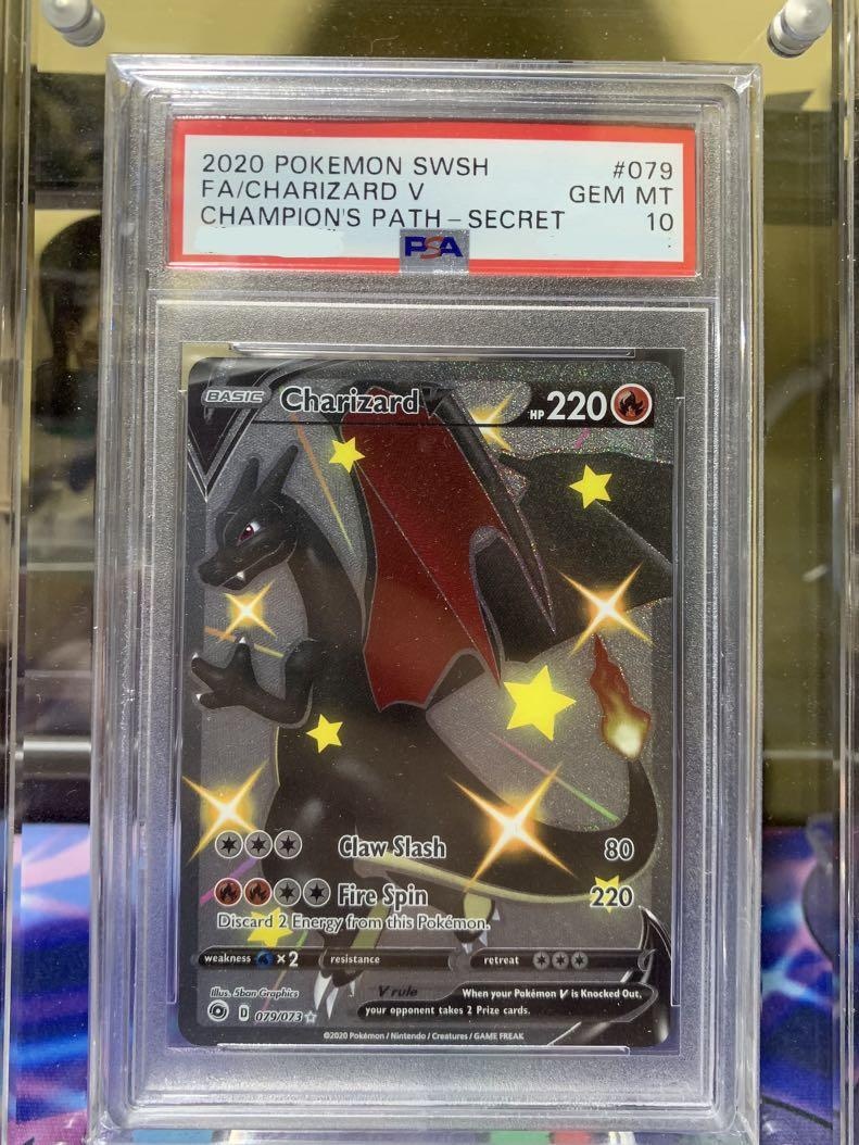 2020 Champion's Path Charizard V Secret Rare PSA 10